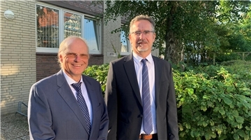 Vorsitzender Andreas Wulf und Geschäftsführer Danilo Genske