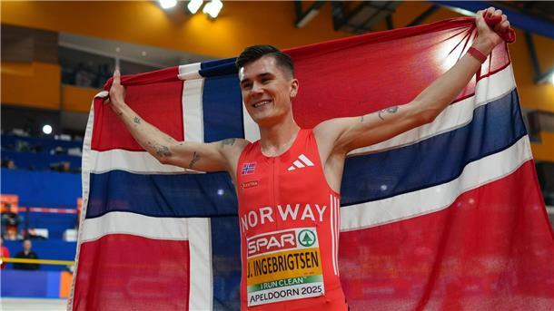 Mehrkämpfer Steinforth auf Medaillenkurs - Farken stürzt Während sich der Norweger Jakob Ingebrigtsen den Titel über die 1.500 Meter holte, stürzte Robert Farken.
