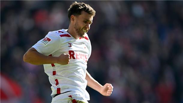 Köln siegt 2:0 gegen dezimierte Ulmer Waldschmidt mit dem zweiten Kölner Tor.