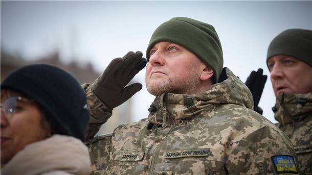 Walerij Saluschnyj war im Juni 2021 als Oberkommandierender der ukrainischen Streitkräfte eingesetzt worden.