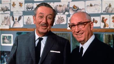 Walt (l) und Roy Disney im Jahr 1967.