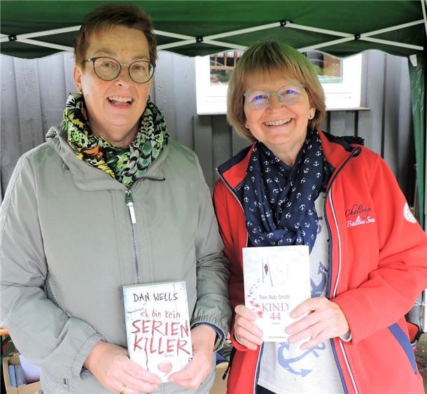 Stiftung lädt zum Büchermarkt im Bürgerhaus Elm ein Waltraud Mayer (rechts) und ihr Team von der Paul-Gerhardt Stiftung der Kirchengemeinde Elm haben wieder ein breit gefächertes Literaturangebot für den Elmer Büchermarkt am 2. November zusammengestellt.