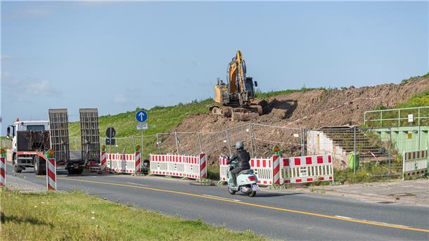 Wann können Spaziergänger in Bremerhaven wieder am Seedeich spazieren?