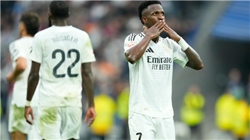 War der Spieler des Spiels gegen Osasuna: Real Madrids Offensivstar Vinicius Junior