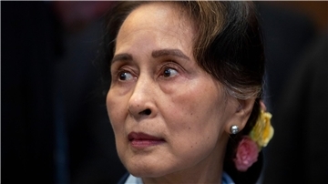 War nach dem Militärputsch vom Februar 2021 festgenommen worden: Aung San Suu Kyi.