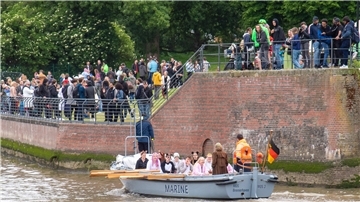 Kutterpullen auf der Geeste der Studenten