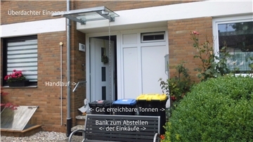 Ein seniorengerechter Hauseingang