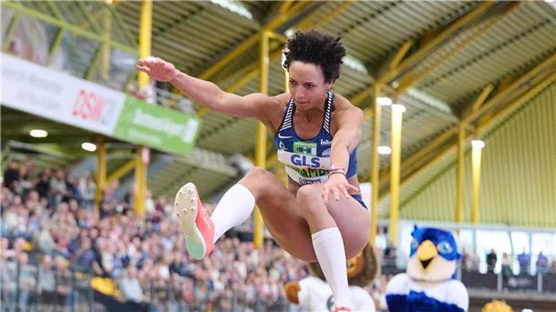 Mihambo und Ogunleye machen Hoffnung auf goldene Hallen-EM Weitspringerin Malaika Mihambo tat sich bei der Hallen-DM in Dortmund schwer.