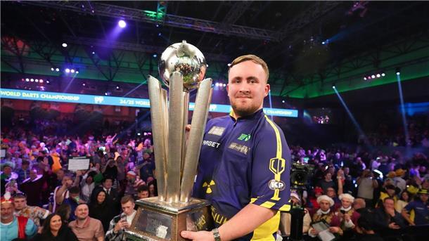 Weltmeister und World-Matchplay-Sieger: Luke Littler. (Archivbild)