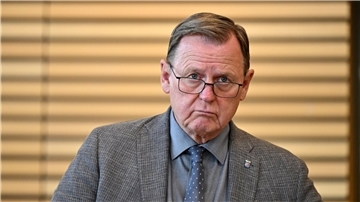 „Wenn es nur noch darum geht, „Wie hältst du es mit der AfD?“, erleben wir meiner Meinung nach eine gefährliche Entpolitisierung“, warnt Thüringens Ministerpräsident Bodo Ramelow  (Linke).