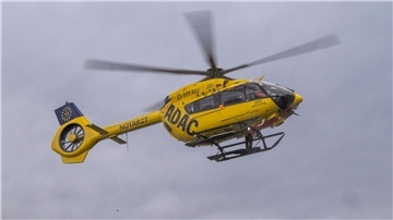 Wenn es schnell gehen muss, sind sie im Einsatz: Rettungshubschrauber. Aber 2024 sind sie in Niedersachsen seltener geflogen als ein Jahr zuvor. (Symbolbild)