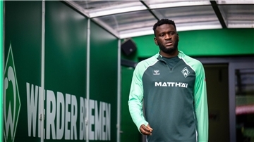 Werders neuer Stürmer Victor Boniface.