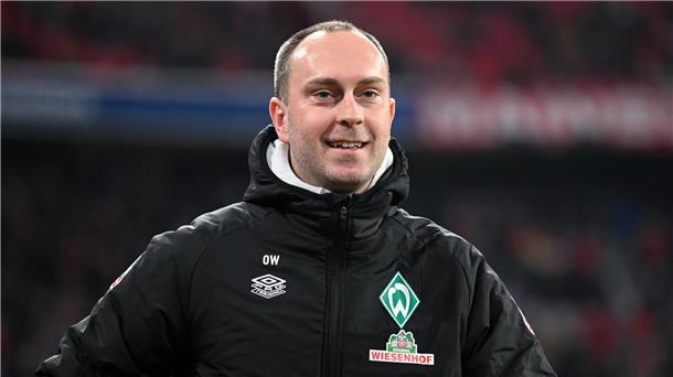 Werder mit 28 Spielern ins Trainingslager nach Spanien Werder Bremens Trainer Ole Werner.