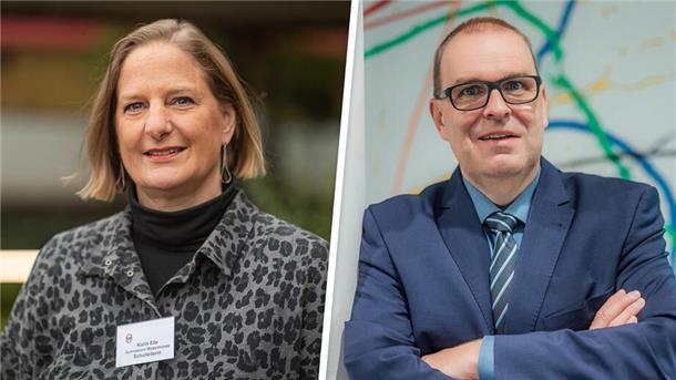 Wie soll die Zukunft des Kreis-Gy aussehen? Schulleiterin Karin Elle und Landrat Thorsten Krüger lieferten sich im Schulausschuss ein heftiges Wortgefecht.