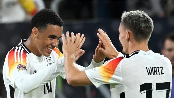 Müller nach Leverkusen-Los: Schauen wir mal, liebe Experten Wieder im Fokus: Die DFB-Stars Jamal Musiala und Florian Wirtz (r)