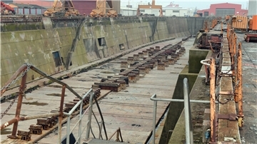 Das Kaiserdock der Lloyd Werft