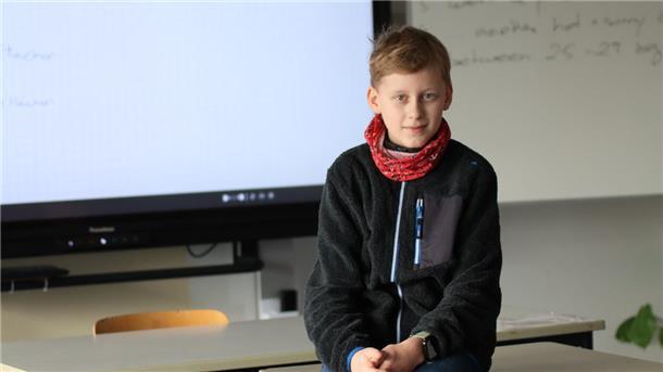 William Lass besucht die 5. Klasse der KGS Tarmstedt und ist ein echtes Mathe-Ass. Am Wochenende will er in Göttingen zeigen, was er draufhat.