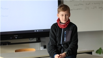 William Lass besucht die 5. Klasse der KGS Tarmstedt und ist ein echtes Mathe-Ass. Am Wochenende will er in Göttingen zeigen, was er draufhat.