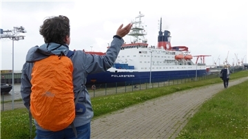 Willkommen in Bremerhaven: Am Sonntag kehrte die „Polarstern“ in ihren Heimathafen zurück.