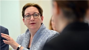 „Wir müssen komplett anders bauen“: Bauministerin Klara Geywitz.