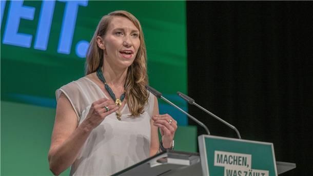 Grüne freuen sich über viele neue Mitglieder „Wir sind über 130.000 Grüne, so viele wie noch nie“, sagt Emily Büning, die Politische Geschäftsführerin der Partei. (Archivbild)