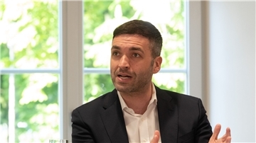 Wirbt vor der Landtagswahl in Niedersachsen um Zweitstimmen im bürgerlichen Lager für seine Partei: Konstantin Kuhle, Generalsekretär der FDP Niedersachsen.