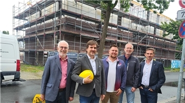Baustelle an der ehemaligen Nordschule