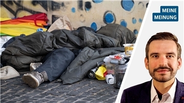 Kommentar von David Grzeschik zum Thema Wohnungslosigkeit in Deutschland.