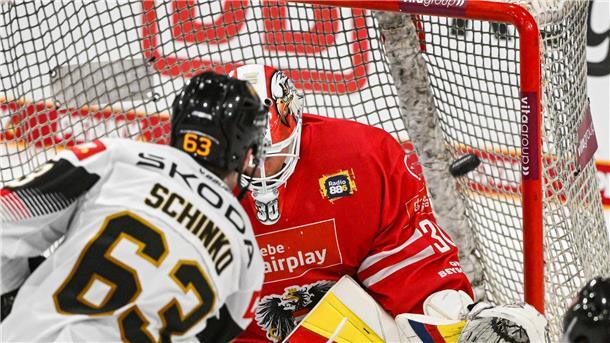 15 Monate vor Olympia: Wenig Lichtblicke bei Eishockey-Team Wolfsburgs Luis Schinko ist einer der Gewinner beim Deutschland Cup.