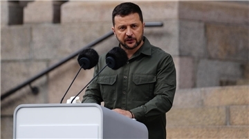 Wolodymyr Selenskyj, Präsident der Ukraine.