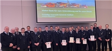 Geehrte und Beförderte der Feuerwehr Rodenkirchen