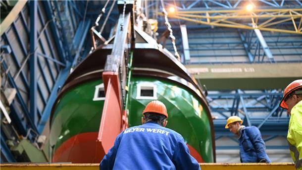 Zehn Wochen wurde die „Gesine von Papenburg“ auf der Meyer Werft restauriert.