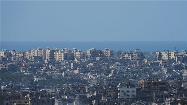 Verschleppter Deutsch-Israeli für tot erklärt Zerstörte Gebäude im Gazastreifen.