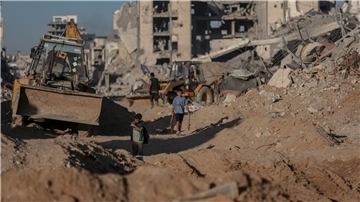 Israel startet neue Gaza-Angriffe nach Attacke auf Soldaten Zerstörte Gebäude südlich der Stadt Gaza. (Archivbild)