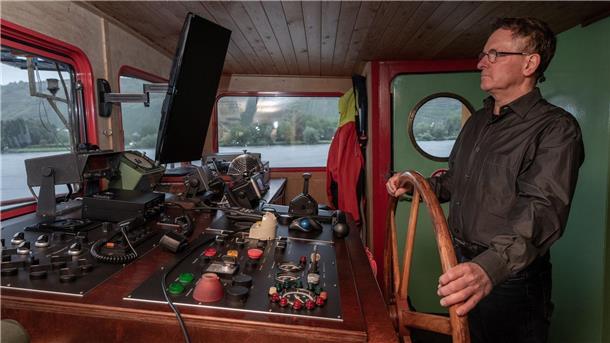 Zimmermann ist seit vielen Jahrzehnten Binnenschiffer. (Archivbild)