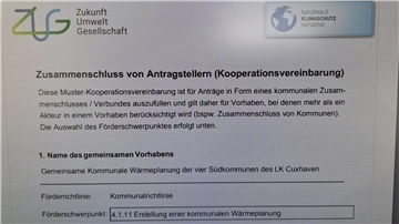 Zusammen ist man stark. Mit dieser Kooperationsvereinbarung bestätigen die Gemeinden Schiffdorf, Hagen, Beverstedt und Loxstedt ihr gemeinsames Vorgehen bei der Wärmeplanung. 