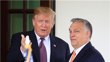 Zwei, die sich verstehen: Donald Trump und Viktor Orban.