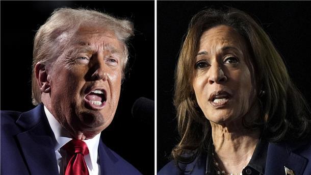 Zwei Kandidaten im Fokus: Die Spannung steigt vor der US-Präsidentschaftswahl 2025. Donald Trump (links) und Kamala Harris wollen ins Weiße Haus einziehen. 
