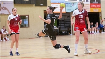 Franziska Sommer vom Elsflether TB in der Handball-Landesliga gegen den Vfl Horneburg