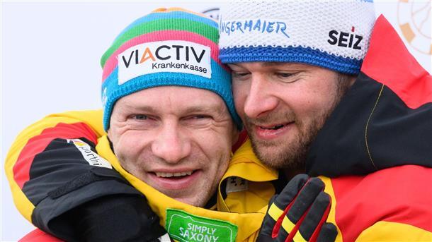Bericht: Heftiger Zwist zwischen besten deutschen Bobfahrern Zwischen Francesco Friedrich (links) und Johannes Lochner herrscht neuerdings Stunk.